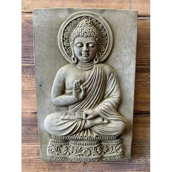 Latitude Vive Sergent Buddhas Stone Garden Statue Wayfair Co Uk